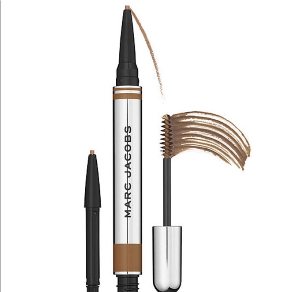 MARC JACOBS Brow Wow Duo | Powder Pencil & Tinted Gel + Refill | Light Brown 04